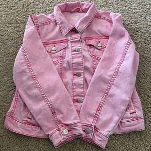 Pink Denim Kids Jacket